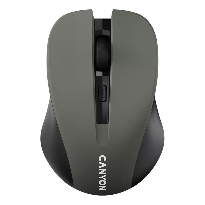 Canyon - Wireless mouse 800/1000/1200 DPI 2xAAA grey