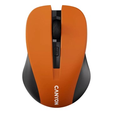 Canyon - Wireless mouse 800/1000/1200 DPI 2xAAA orange