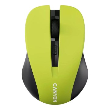 Canyon - Wireless mouse 800/1000/1200 DPI 2xAAA yellow
