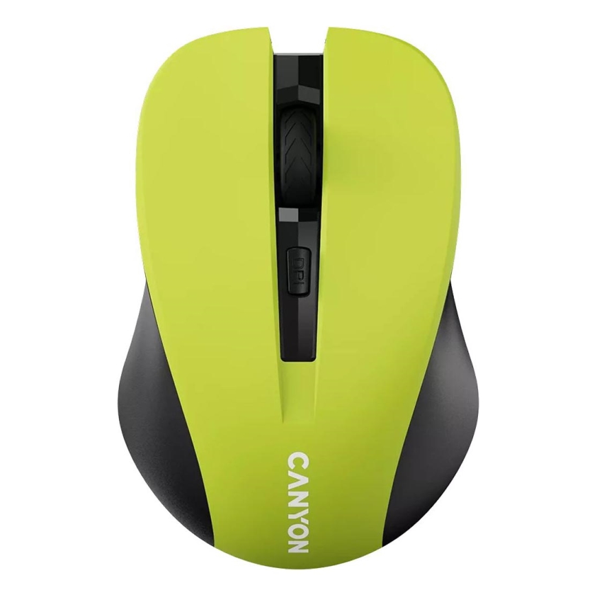 Canyon - Wireless mouse 800/1000/1200 DPI 2xAAA yellow