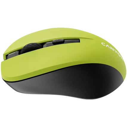 Canyon - Wireless mouse 800/1000/1200 DPI 2xAAA yellow