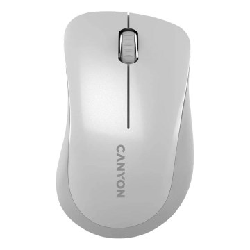 Canyon - Wireless optical mouse with sensor Pixart MW 1200 DPI 2xAAA white