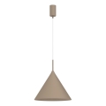 CAPITAL cable-hung pendant light 1xGX53/15W/230V Ø 32 cm beige