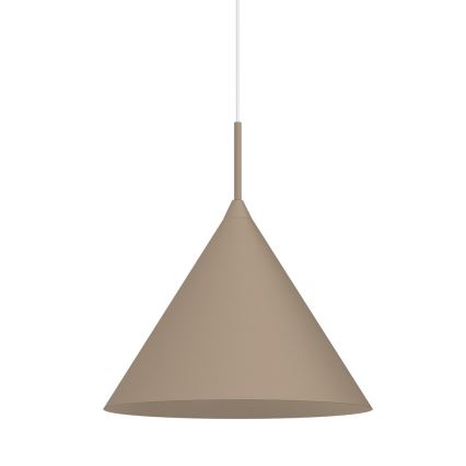 CAPITAL cable-hung pendant light 1xGX53/15W/230V Ø 32 cm beige
