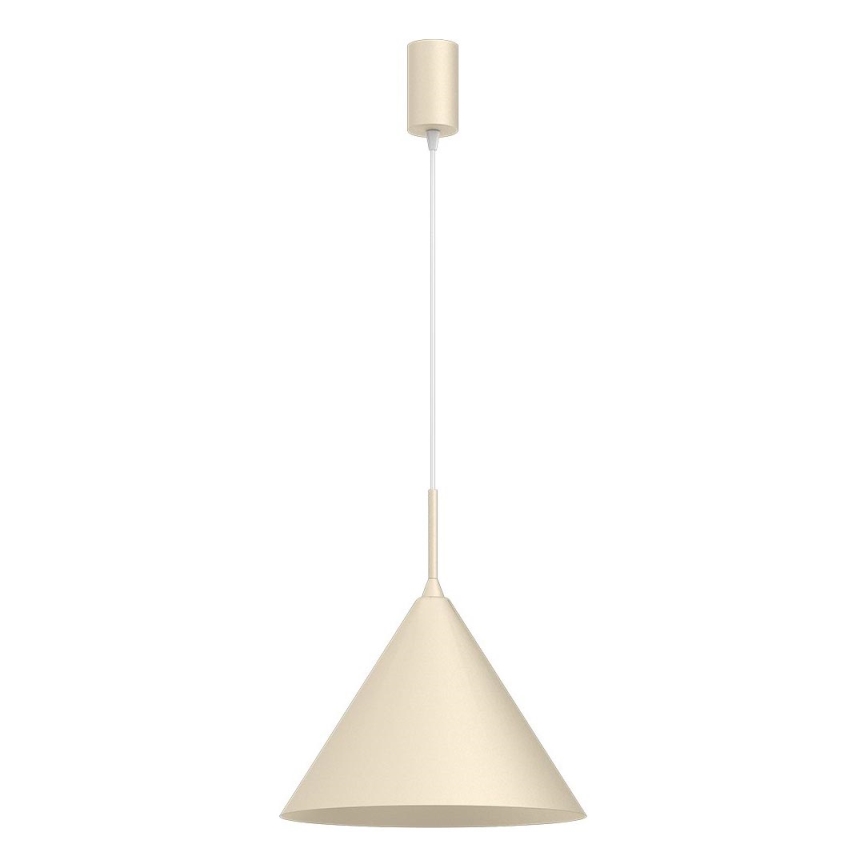 CAPITAL cable-hung pendant light 1xGX53/15W/230V Ø 32 cm cream