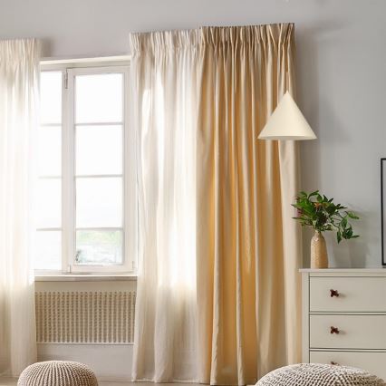 CAPITAL cable-hung pendant light 1xGX53/15W/230V Ø 32 cm cream