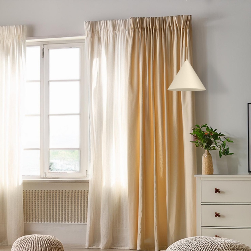 CAPITAL cable-hung pendant light 1xGX53/15W/230V Ø 32 cm cream