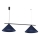 CAPITAL cable-hung pendant light 2xGX53/15W/230V, blue