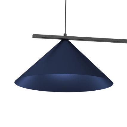 CAPITAL cable-hung pendant light 2xGX53/15W/230V, blue