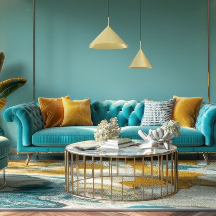 CAPITAL cable pendant 1xGX53/15W/230V Ø 32 cm Gold