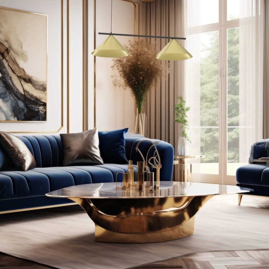 CAPITAL Cable Pendant 2xGX53/15W/230V Gold