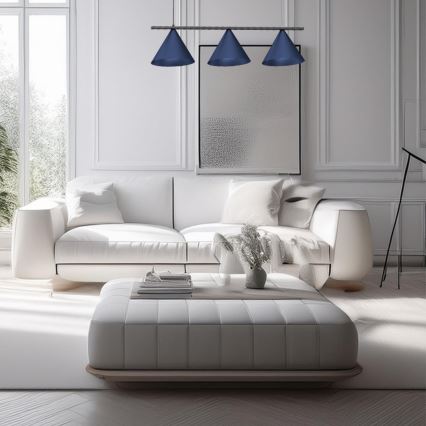 CAPITAL cable pendant 3xGX53/15W/230V blue