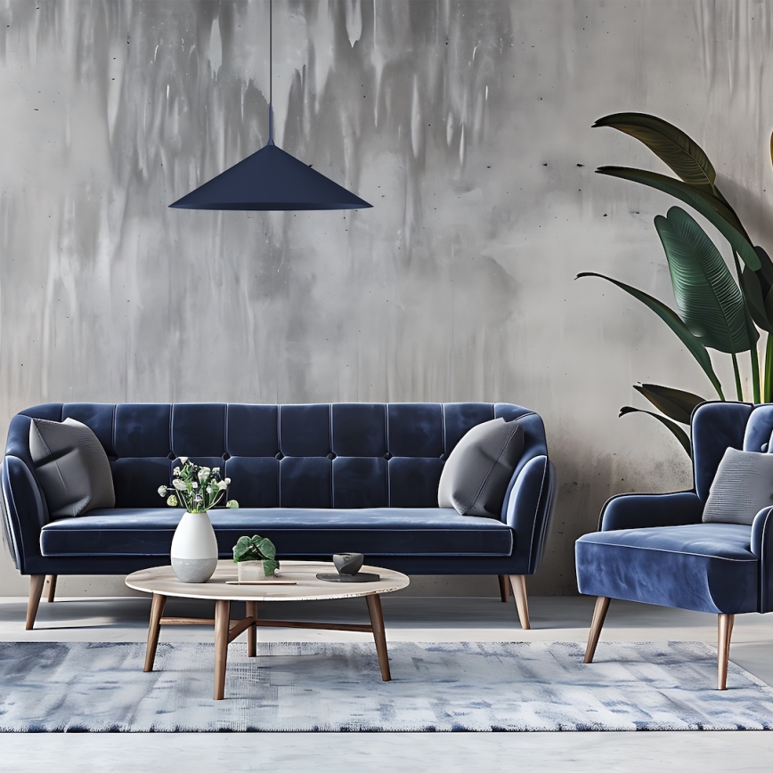 CAPITAL Cable Pendant Chandelier 1xGX53/15W/230V Ø 60 cm Blue