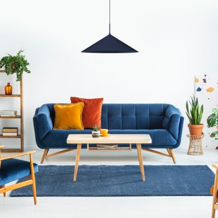 CAPITAL Cable Pendant Chandelier 1xGX53/15W/230V Ø 60 cm Blue