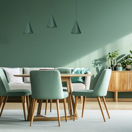 CAPITAL cable pendant lamp 1xGX53/15W/230V, diameter 17 cm, green