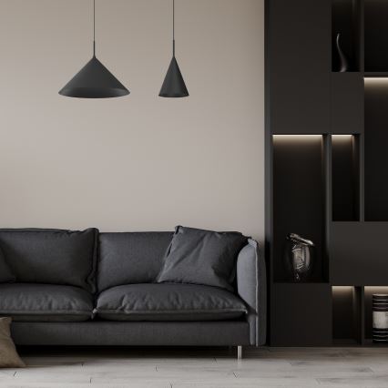 CAPITAL Cable Pendant Lamp 1xGX53/15W/230V, Ø 46 cm, Black