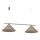 CAPITAL cable pendant lamp, 2x GX53/15W/230V, taupe