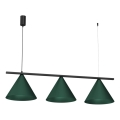 CAPITAL Cable Pendant Lamp 3x GX53/15W/230V, Green
