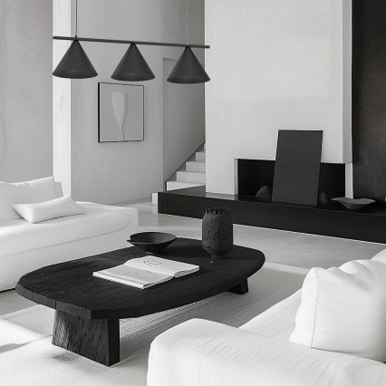 CAPITAL Cable Pendant Lamp 3xGX53/15W/230V Black