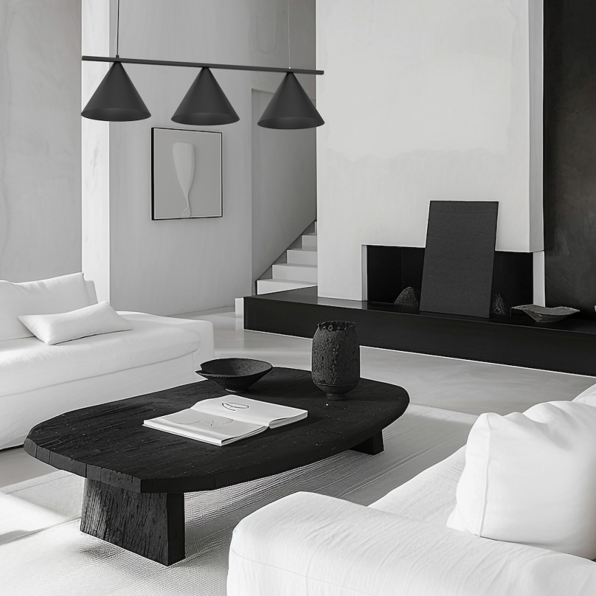 CAPITAL Cable Pendant Lamp 3xGX53/15W/230V Black