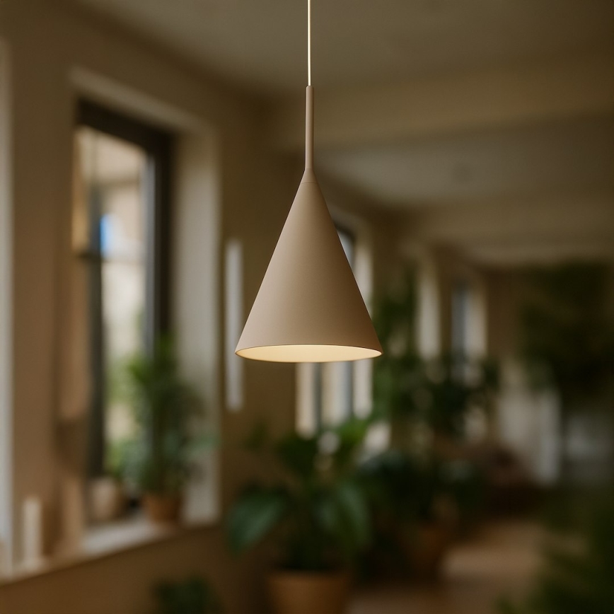 CAPITAL cable pendant light 1xGX53/15W/230V Ø 17 cm, taupe