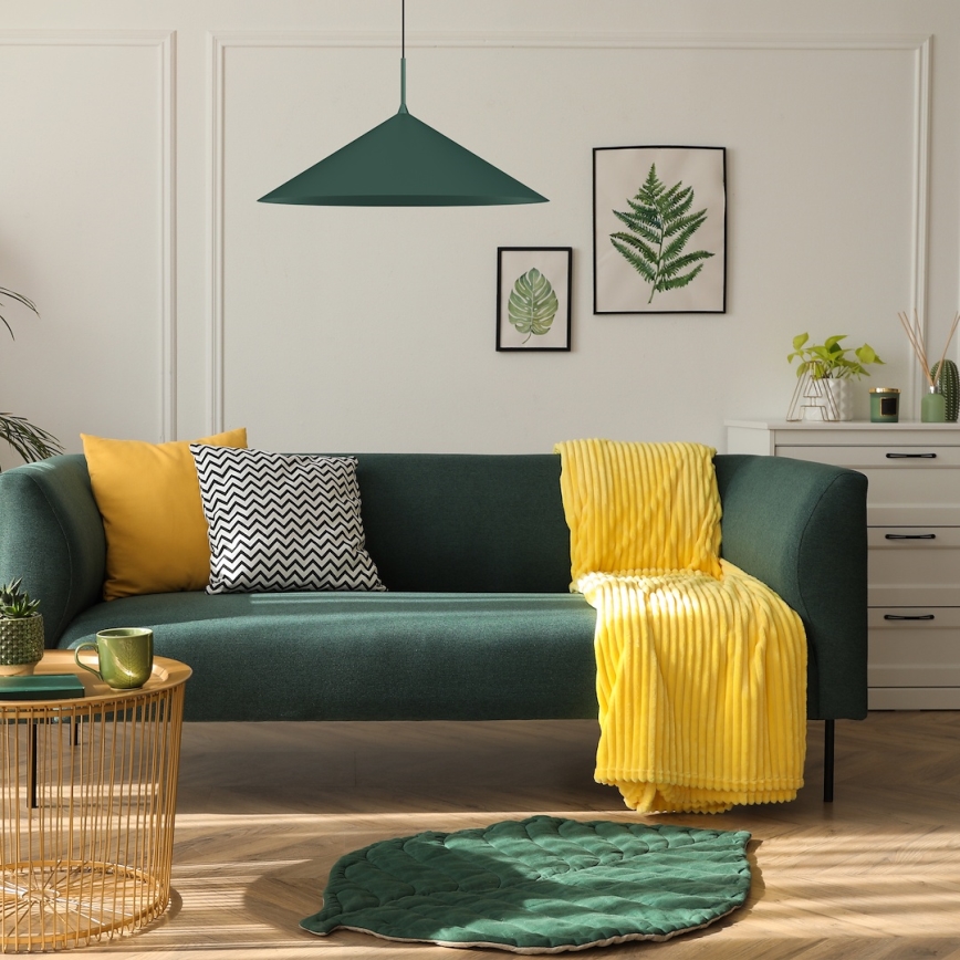 CAPITAL cable pendant light 1xGX53/15W/230V, Ø 60 cm, green