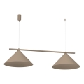 CAPITAL cable pendant light, 2x GX53/15W/230V, Beige