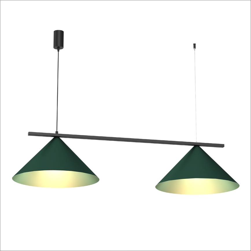CAPITAL Cable Pendant Light 2xGX53/15W/230V, Green