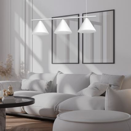 CAPITAL Cable Pendant Light 3x GX53/15W/230V, White