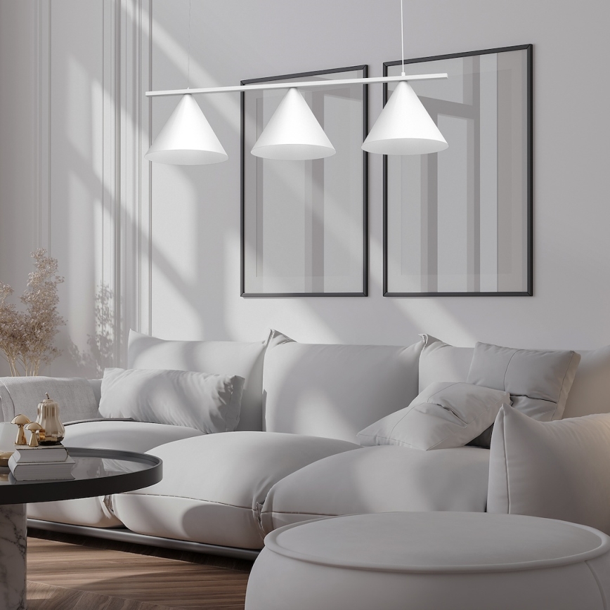 CAPITAL Cable Pendant Light 3x GX53/15W/230V, White