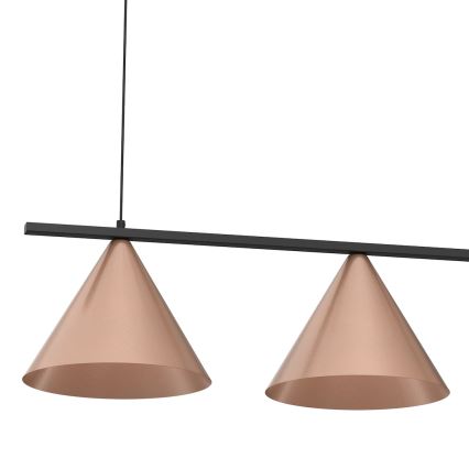 CAPITAL Cable Pendant Light 3xGX53/15W/230V, Copper Finish