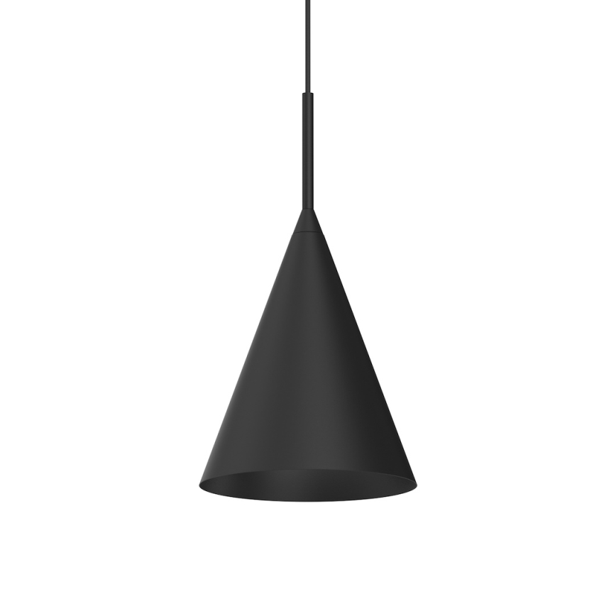 CAPITAL cable-suspended pendant light 1xGX53/15W/230V, Ø 17 cm, black