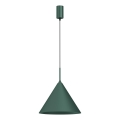 CAPITAL cable-suspended pendant light 1xGX53/15W/230V Ø 32 cm green