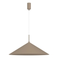 CAPITAL cable-suspended pendant light 1xGX53/15W/230V, Ø 60 cm, Beige