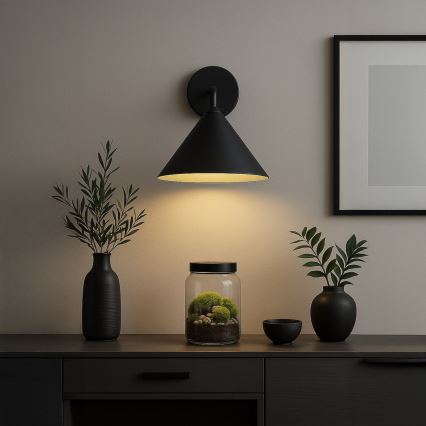 CAPITAL Wall Lamp 1xGX53/15W/230V Black