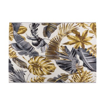 CAPPUCCINO Outdoor Rug 120x180 cm Gold/Gray/White
