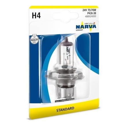 Car bulb H4 P43t-38/75/70W/24V - Narva 48892NVAB1