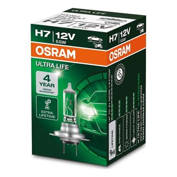 Car bulb ULTRA LIFE H7 PX26d/55W/12V - Osram