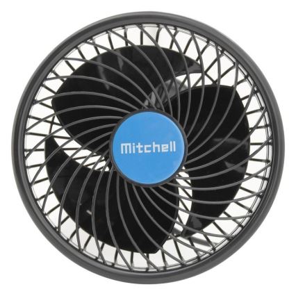Car fan with a suction cup 9W/12V black