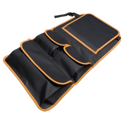 Car organizer with table 69,5x40,5 cm black/orange