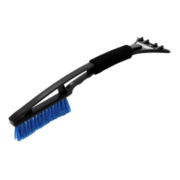 Car scraper with a broom black/blue