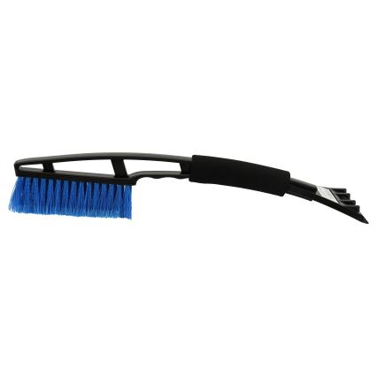 Car scraper with a broom black/blue