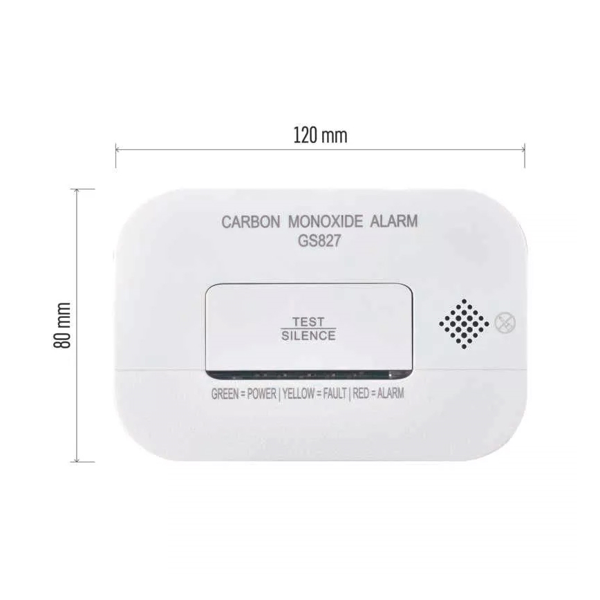 Carbon monoxide detector 2xAA