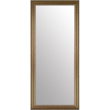 CARLO Wall Mirror 90x40 cm – Brass Finish
