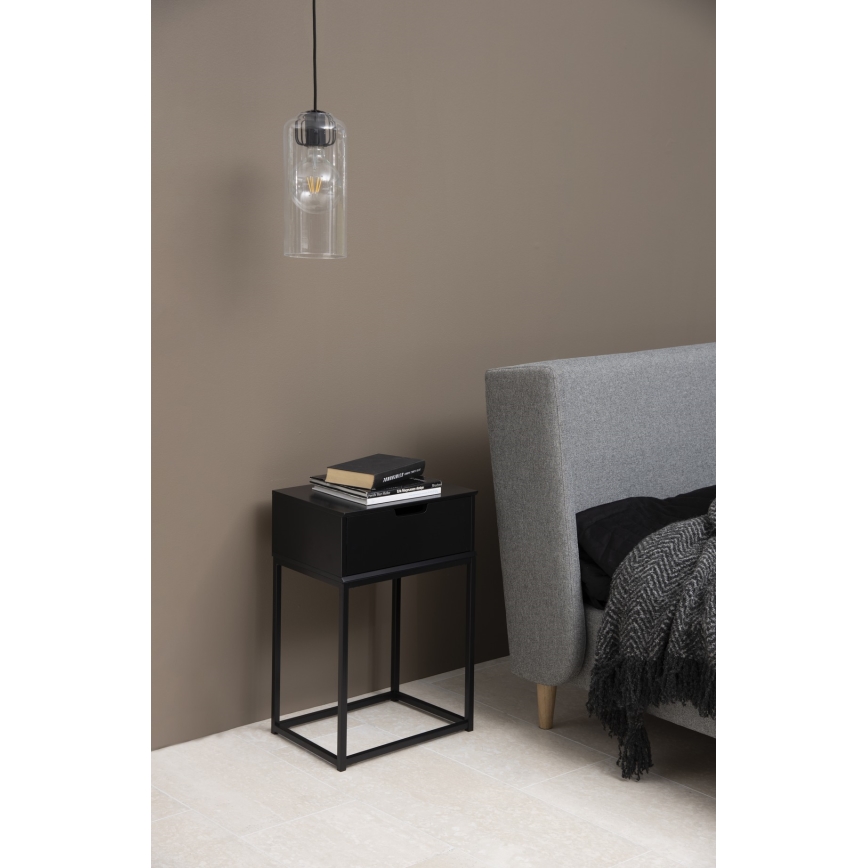 CARLY bedside table, anthracite