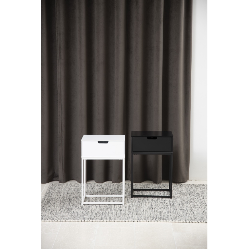 CARLY bedside table, anthracite