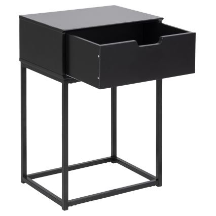 CARLY bedside table, anthracite