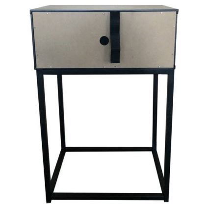 CARLY bedside table, anthracite
