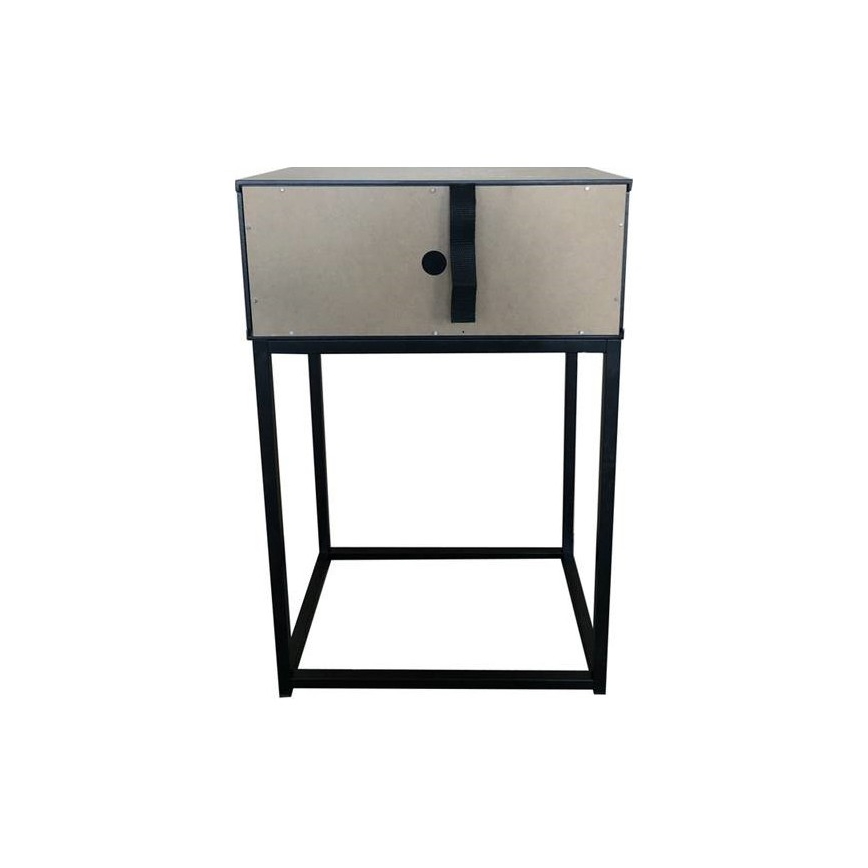 CARLY bedside table, anthracite