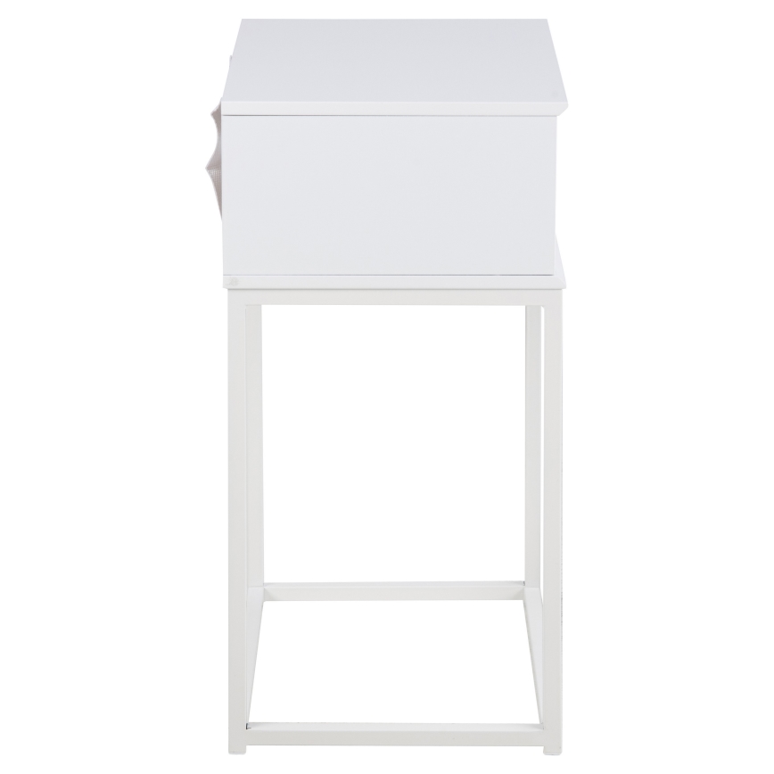 CARLY bedside table in white